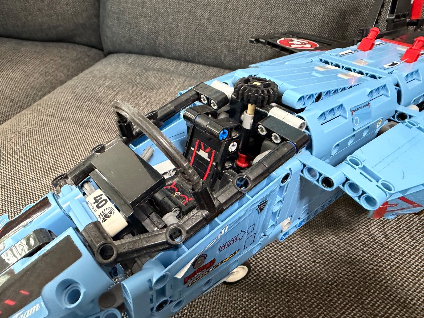 Lego Baukästen: LEGO Technic 42066 Jet mit Anleitung & OVP – Gebraucht aus Riehen von Nyenhuis 4