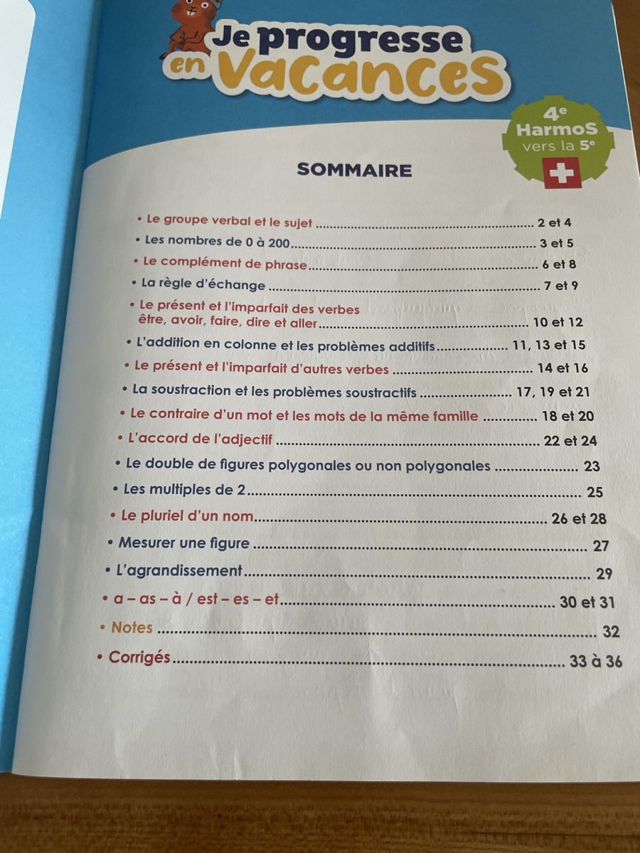 Libri: Je progresse en Vacances 4e Harmos vers la 5e comme – Nuovo (secondo la descrizione) da Versoix venduto da Pti-pois 1