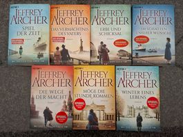 Jeffrey Archer; "Die Clifton Saga" Band 1-7 komplett