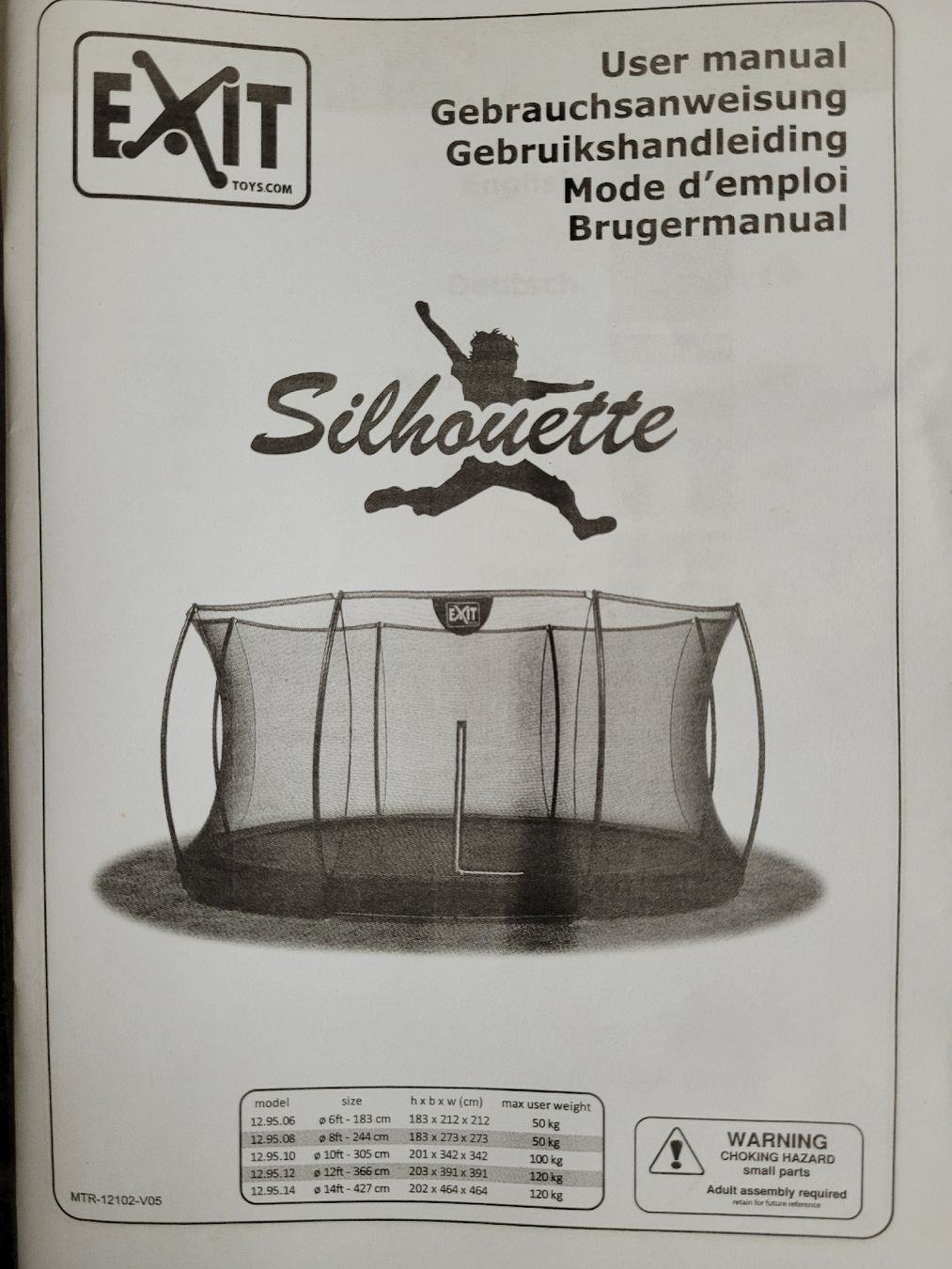 Trampolines: Exit Silhouette Trampolin – D'occasion à Gontenschwil par manolis88 5