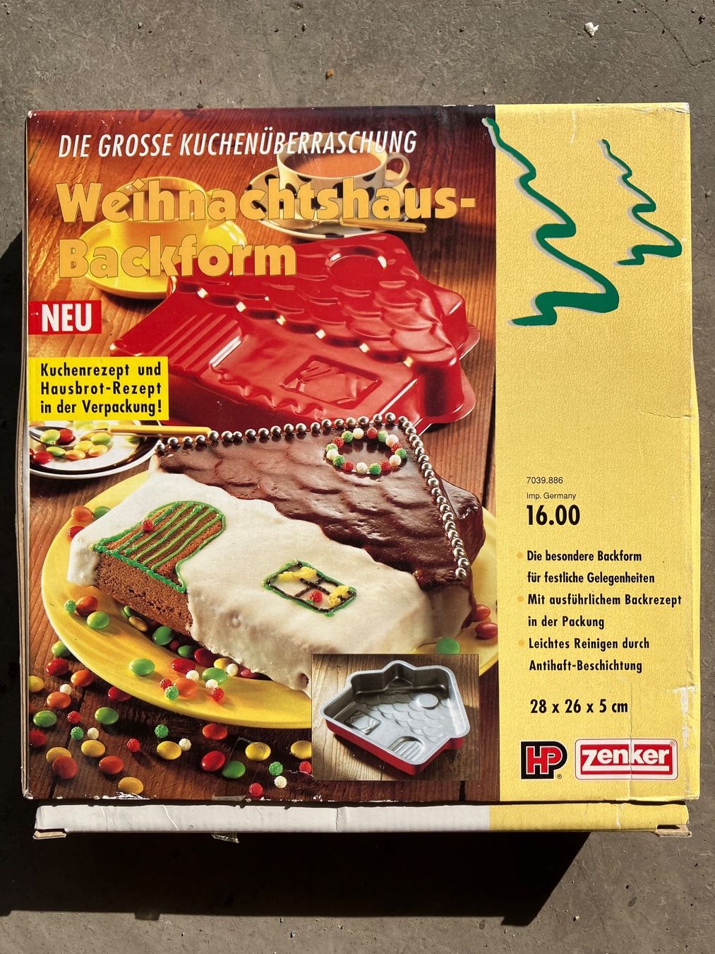 Teglie da forno: Weihnachtshaus-Backform – Nuovo (secondo la descrizione) da Aarau venduto da uni_cb66