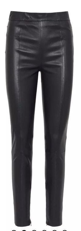 Damen-Hose Damen-Leggings Blickdicht High-Waist Hoher-Bund Jeans-Look 36 - 42 EB