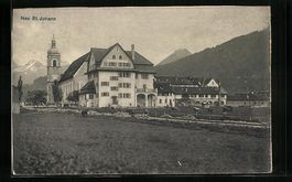 Neu St. Johann, Ortsansicht mit Kirche u