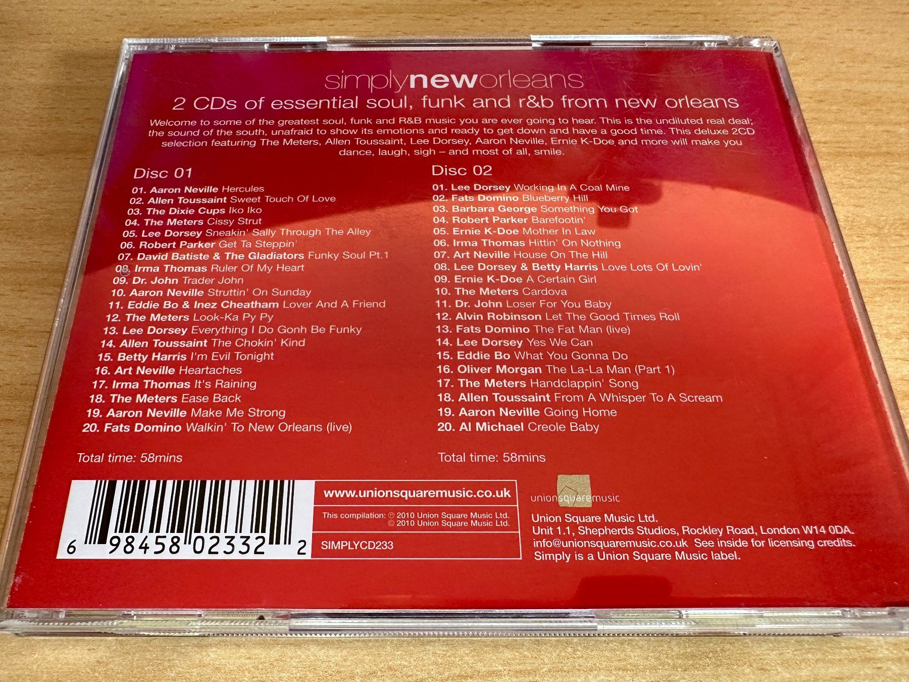 CDs: Various – Simply New Orleans - 2 CD – Gebraucht aus Rikon im Tösstal von Alpenmutz 1