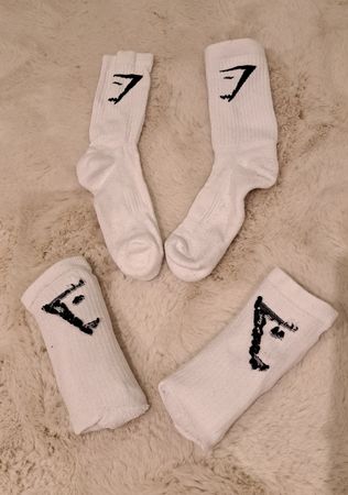 3x Gymshark Sportsocken, Gr. 35-38, top Zustand
