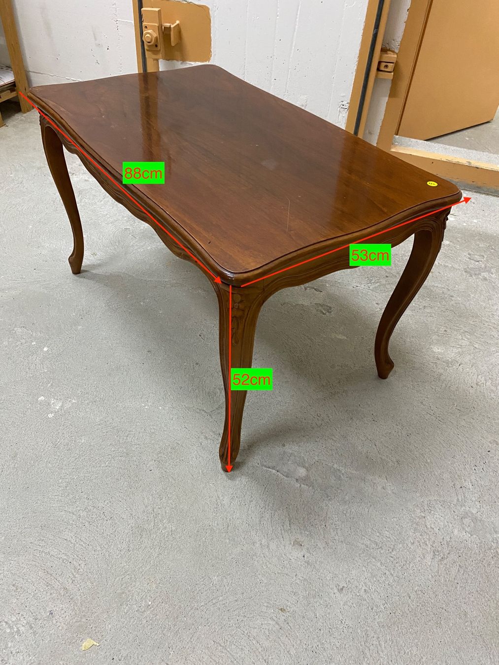Tavoli: Table basse vintage en bois massif – Usato da Prilly venduto da jer_9vjb 1