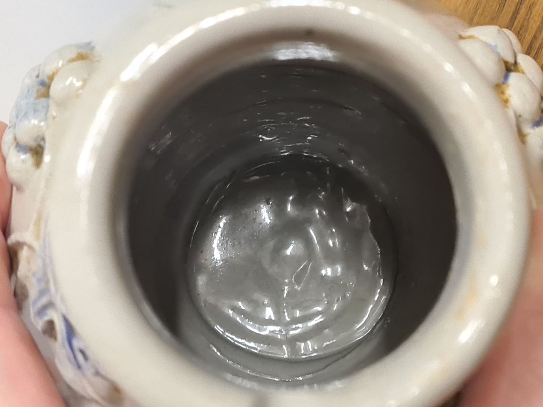Karaffen: Spezieller Steingut Krug, ca.0.3l – Gebraucht aus Amriswil von used2use 3