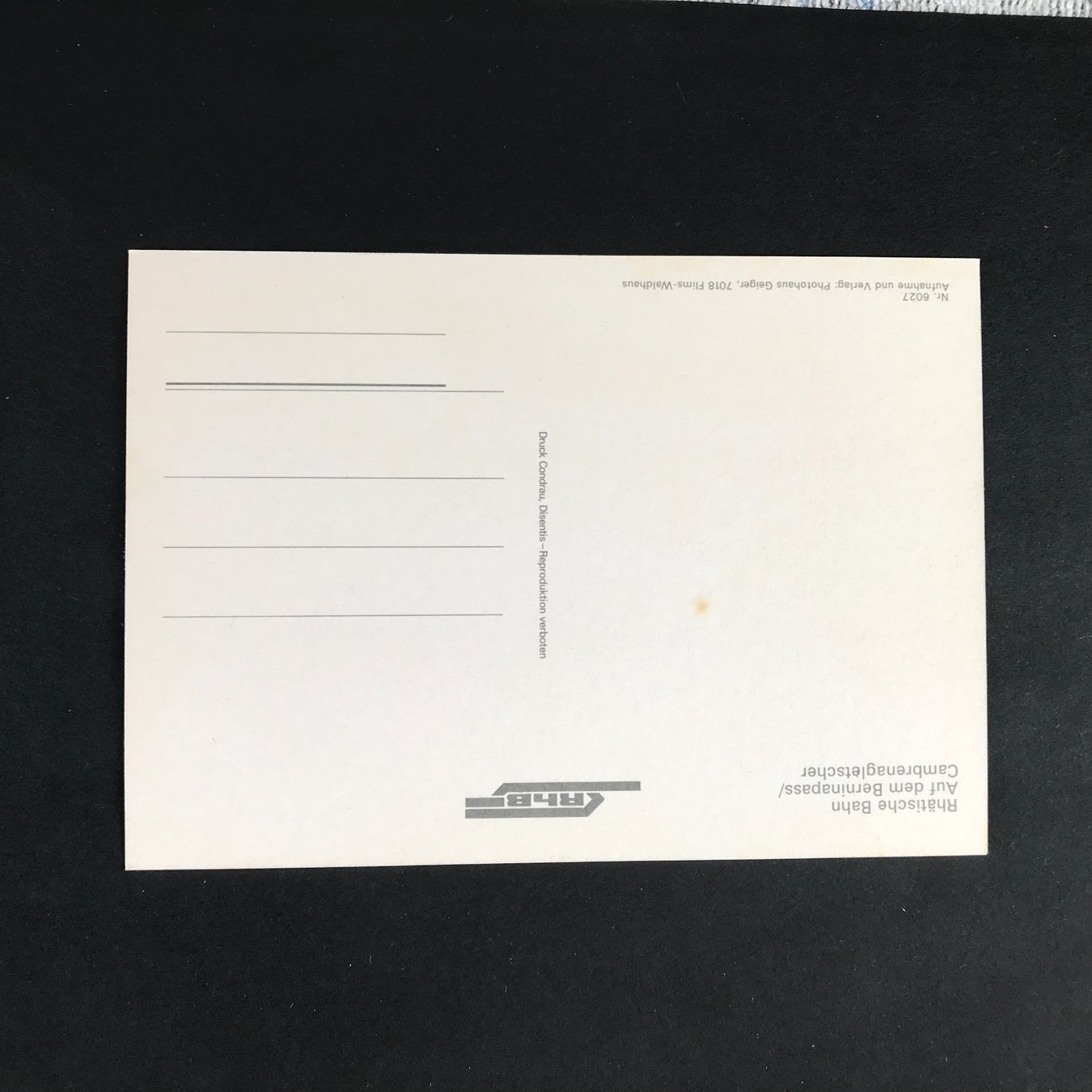 Cartoline postali: RHÄTISCHE BAHN – Usato da Ostermundigen venduto da wini63 1