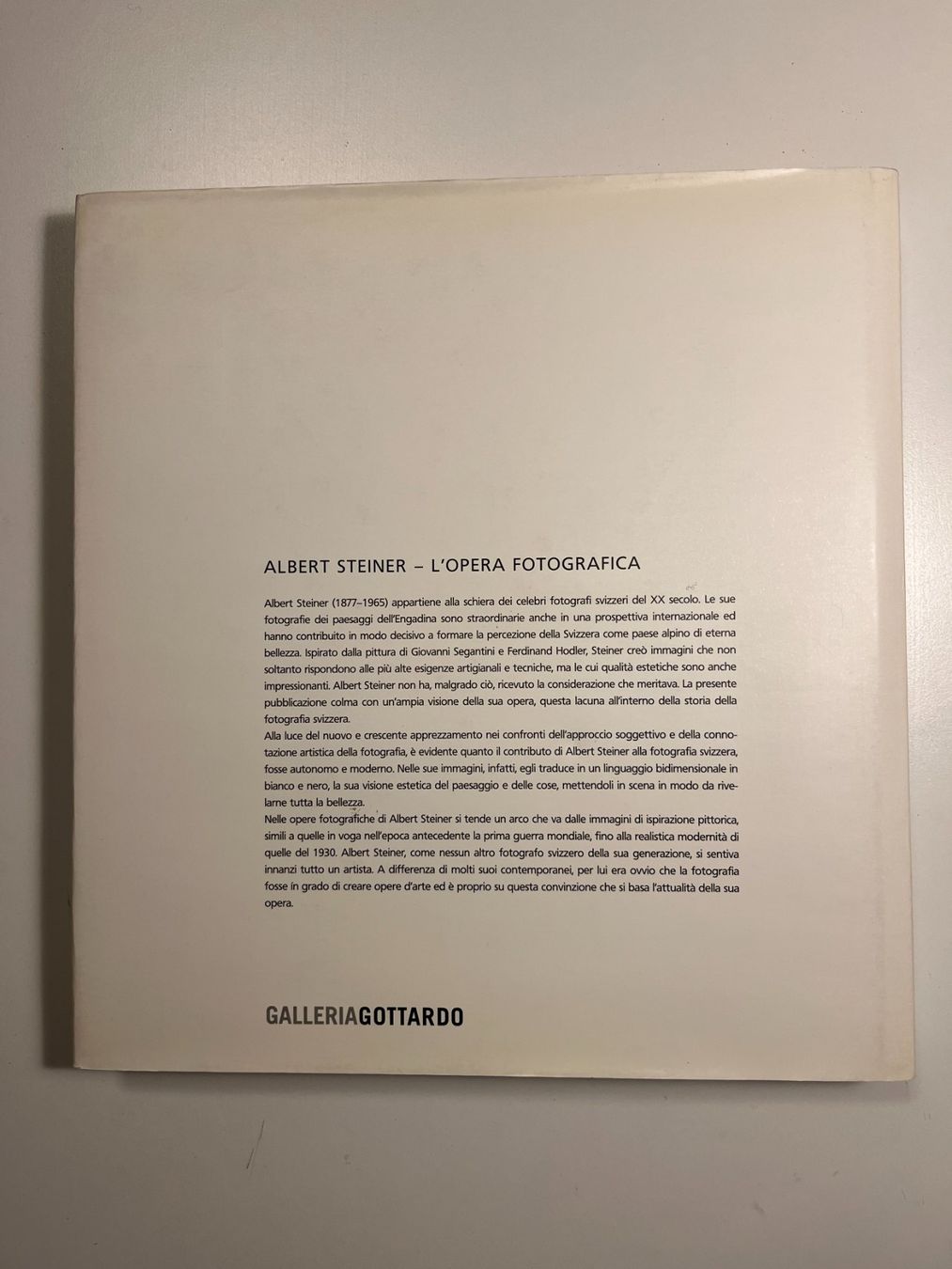 Libri: Albert Steiner: L'opera fotografica – Usato da Rivera venduto da lor_p69f 1