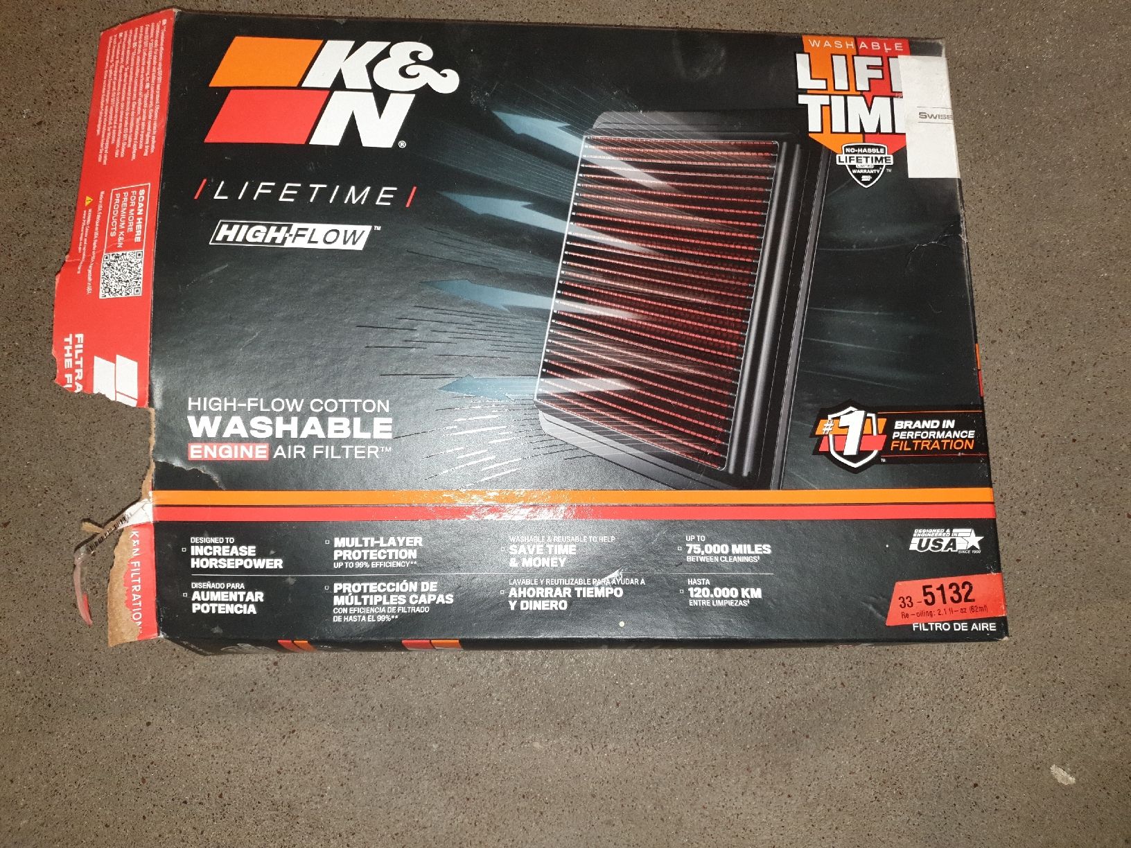 Alle Autoersatzteile: K&N Luftfilter KN-33-5132 neu – Gebraucht aus Wald ZH von Walder8636 1