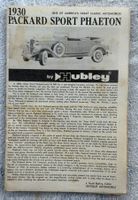 PACKARD 1930 SPORT PHAETON DOKUMENT
