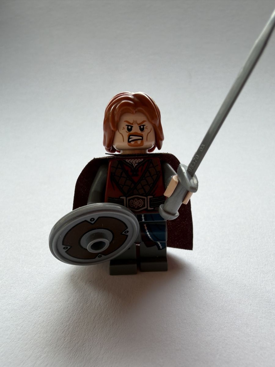 Lego Figuren: LEGO Herr der Ringe Boromir lor014 mit Schild – Neu (gemäss Beschreibung) aus Beinwil am See von Tobi-Wied 2