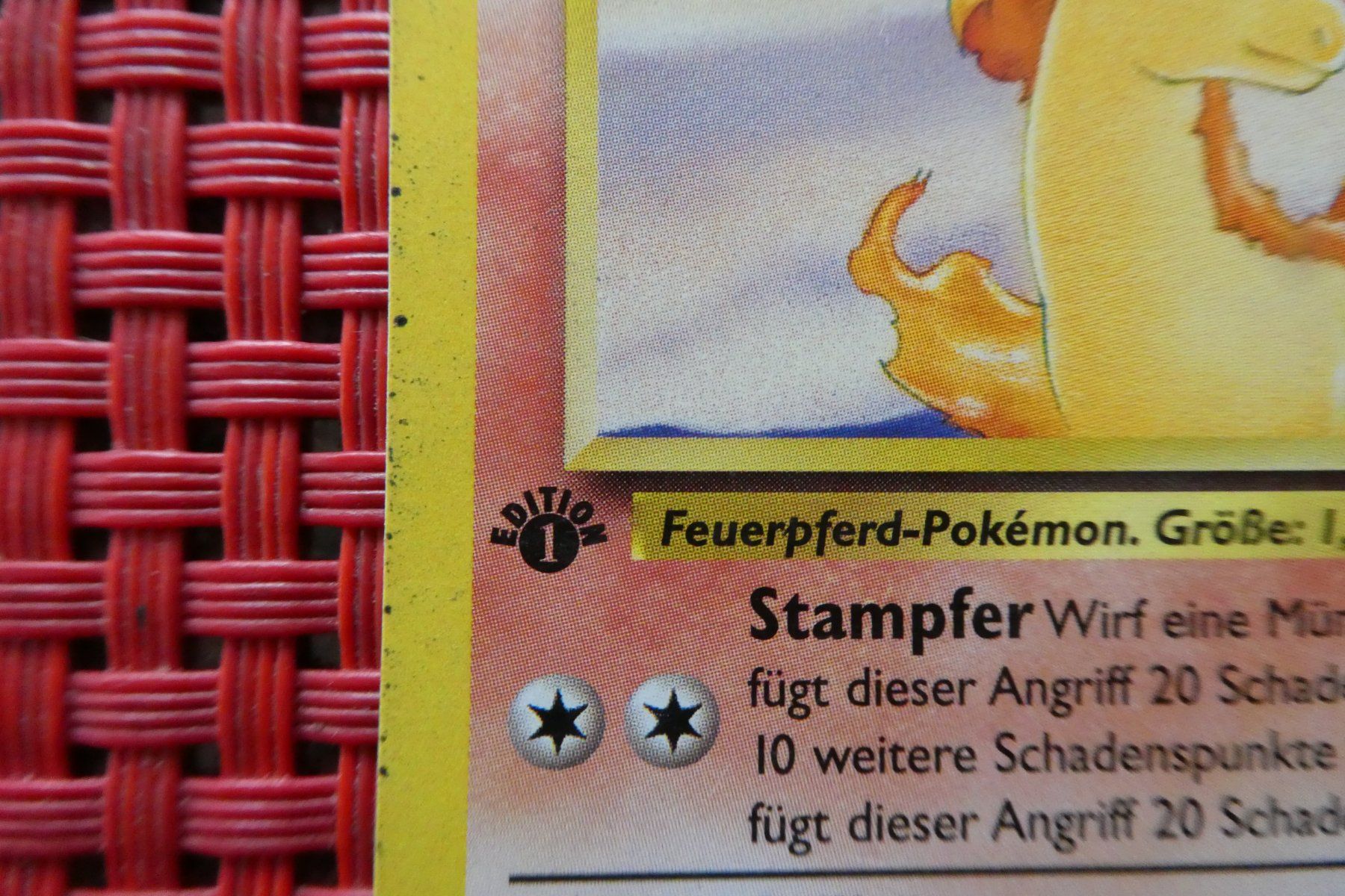 Pokémon Carte collezionabili: Pokémon 1. Edition / GALLOPA / selten – Usato da Au ZH venduto da Osterhase4 1