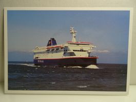 Postkarte P&O Stena Line Pride of Calais 12 x 17 cm