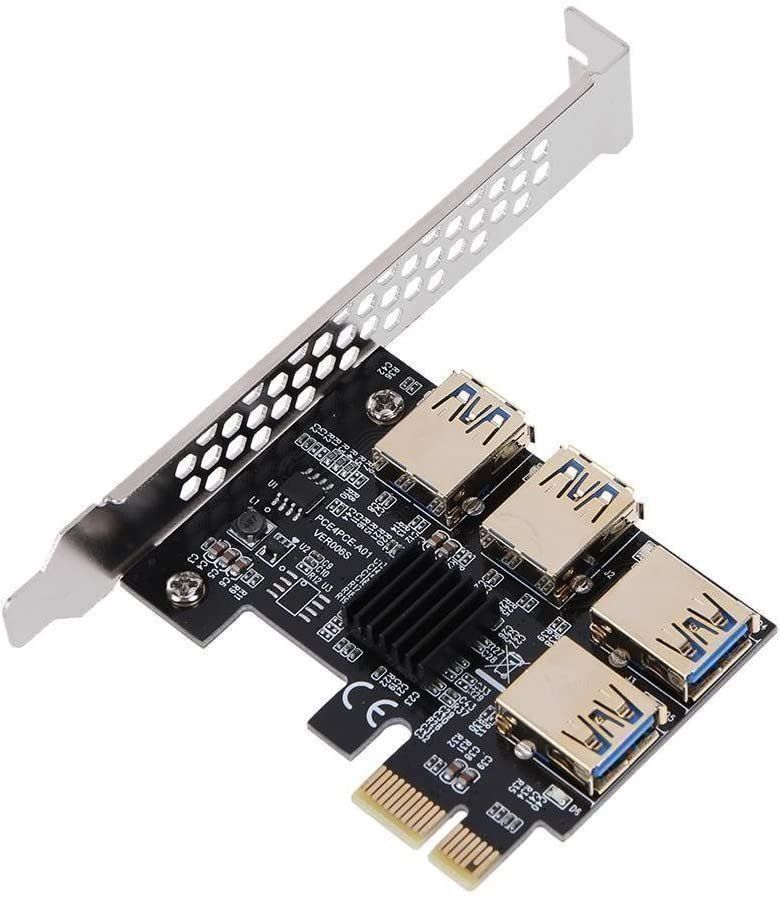 Unità & Adattatore: 2021 4-fach Mining PCIE Riser 4x USB 3.0 – Nuovo e nell'imballaggio originale da Wettingen venduto da Schabernack_sam 3