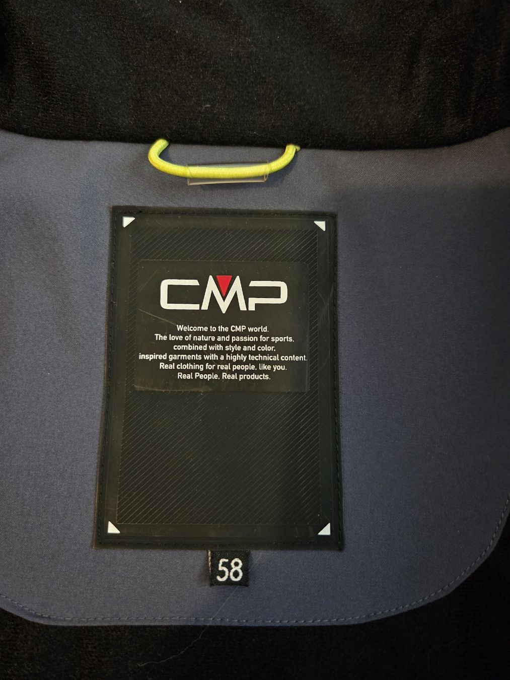 CMP Giacche: Giacca da sci CMP grigia e nera, taglia 58 – Usato da Lugano venduto da cgu_8wkn 2