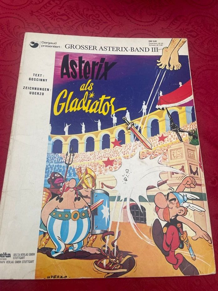 Fumetti: Asterix als Gladiator - Grosser Asterix Band III - Antik – Usato da Bergdietikon venduto da Book-4-you_2nd