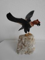 Greifvogel Andenkondor Handgeschnitzt Serpentin Peru,