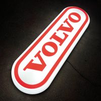 VOLVO LED Leuchtreklame Vintage Style