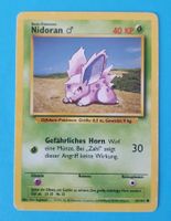 Pokémonkarte Nidoran 55/102 DE von 1999 guter Zustand