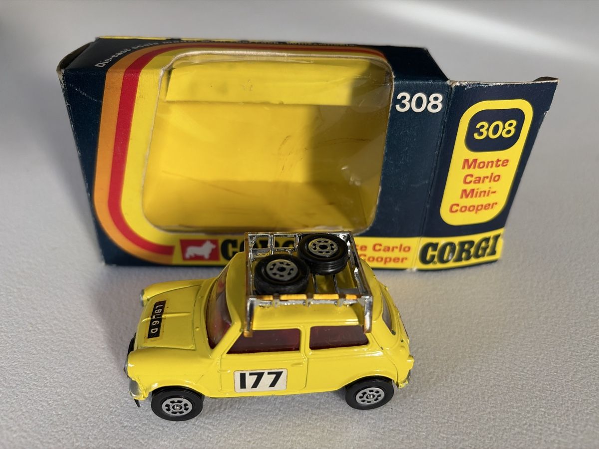 Corgi Toys Modellini d'auto: Corgi Mini Cooper Monte Carlo 308 – Usato da Grellingen venduto da Toyhamster