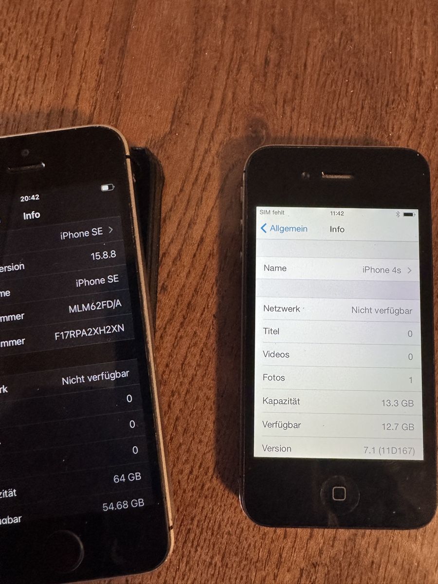 Apple Handys / Smartphones: iPhone 4s 16 & iPhone SE 64GB ! – Gebraucht aus Dietikon von Leodnd 7