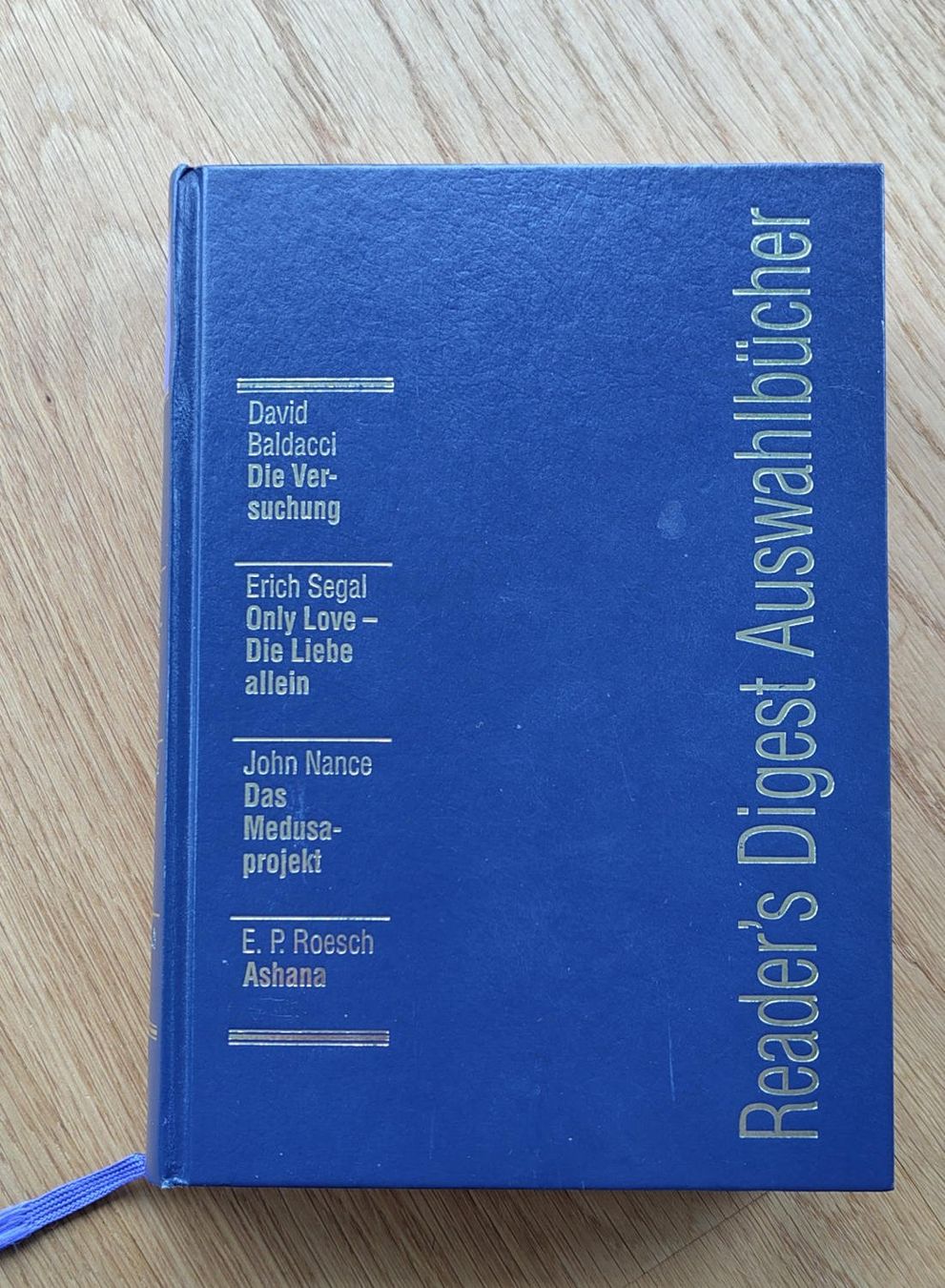 Libri: D.Baldacci, E. Segal, J. Nance, E.P. Roesch – Usato da Zürich venduto da kba_579s