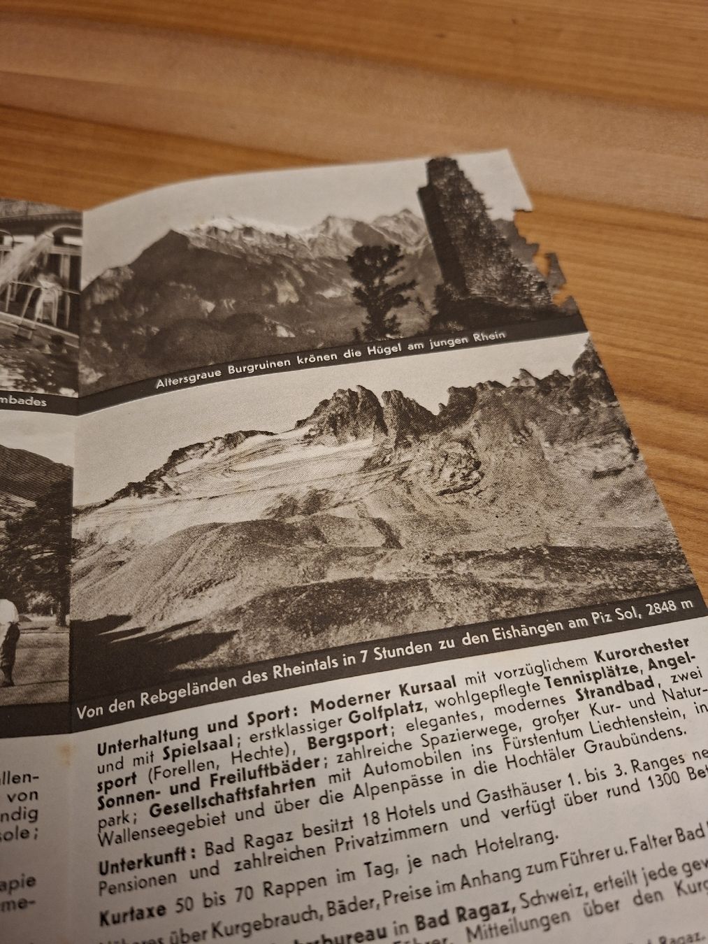 Documenti: Bad Ragaz Thermalbad Proschüre 1936 – Usato da Ganterschwil venduto da HeidiuPeter 6