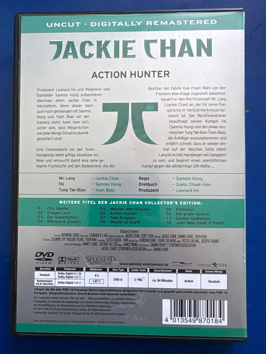 Tutti i DVDs: Action Hunter DVD, Jackie Chan Uncut – Usato da Spreitenbach venduto da SwissTradeMan 1