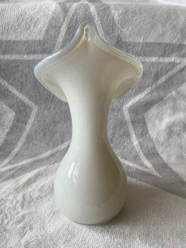 Vasi & Recipienti: Weisse Glasvase 24cm – Usato da Frenkendorf venduto da Only1 2