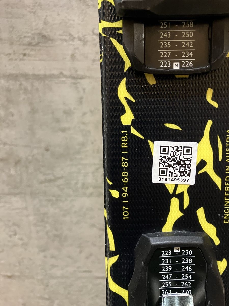 Head Sci: Sci Head Oblivion 107cm nero/giallo, usati – Usato da Binningen venduto da julioskij 4
