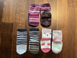 Baby-Söckli, Anti-Rutsch, Grösse 19-20, Top Zustand!