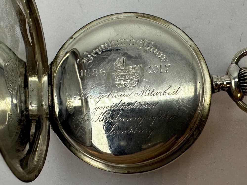 Uhren: Berna  Silber Taschenuhr ref. 2013182 – Gebraucht aus Brüttisellen von AlphaOmega05 2
