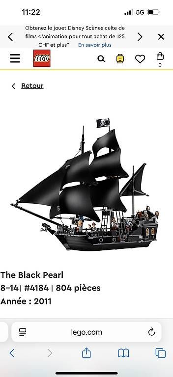 Spielzeuge: Lego black Pearl  – Gebraucht aus Saillon von Borisduff