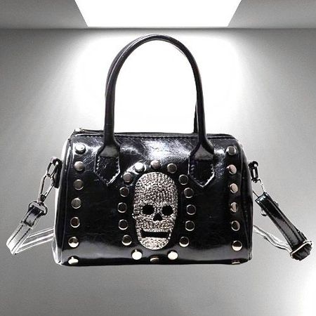 🖤 Gothic Totenkopf Punk Tasche 🖤🤘