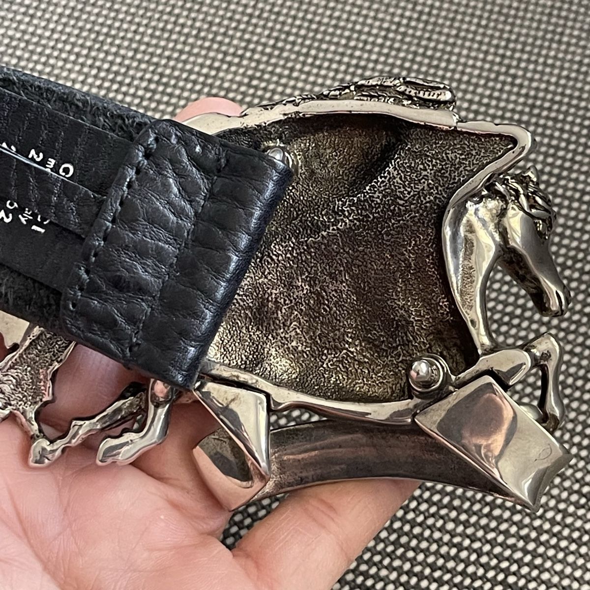 Gucci Cinture: Rare Gucci Pegasus leder gürtel, gr. 85 – Nuovo (secondo la descrizione) da Bern venduto da dek_7bjd 7