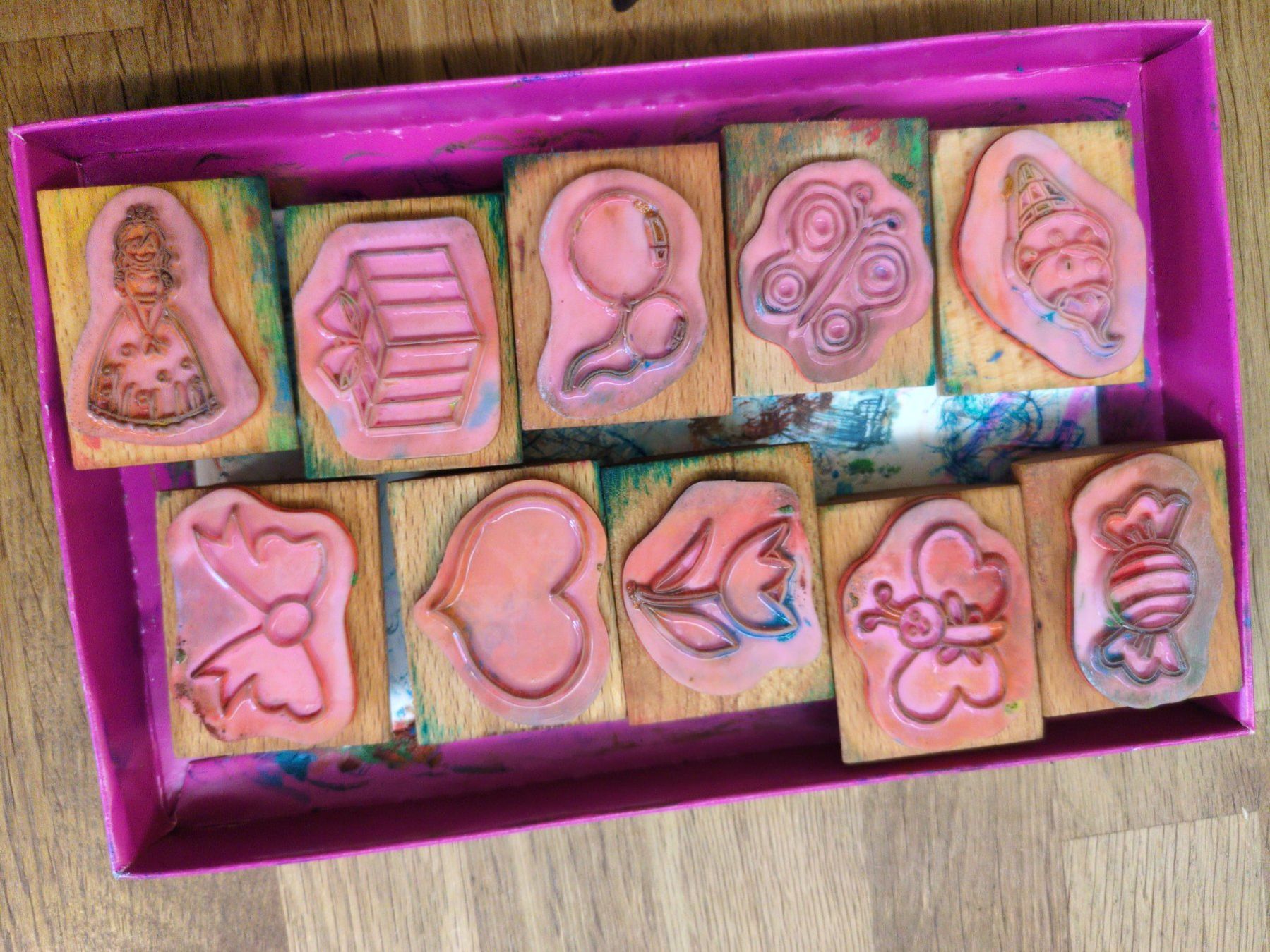 Timbri: Stempel Set Kinder Basteln gebraucht Zustand – Usato da Winterthur venduto da Tschebe 3
