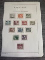 Briefmarken Schweiz, komplett, Jahrgang 1949, Top Zustand!