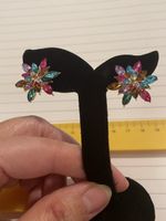 Jolis clous d’oreilles remarquables multicolores légères 2,5