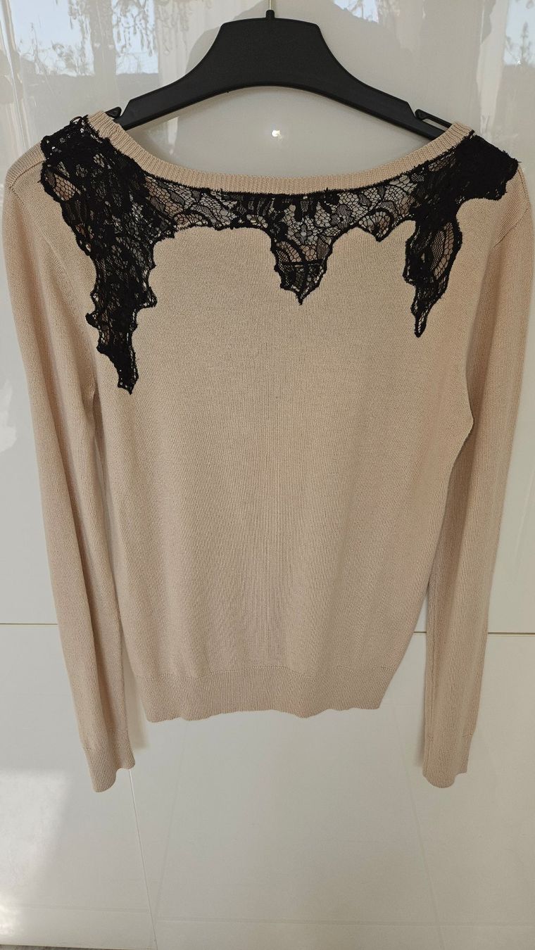 Guess Maglioni & Felpe: Pullover von Guess Gr. 36 Beige mit Schwarzer Spitze – Usato da Gossau ZH venduto da Goes05 6