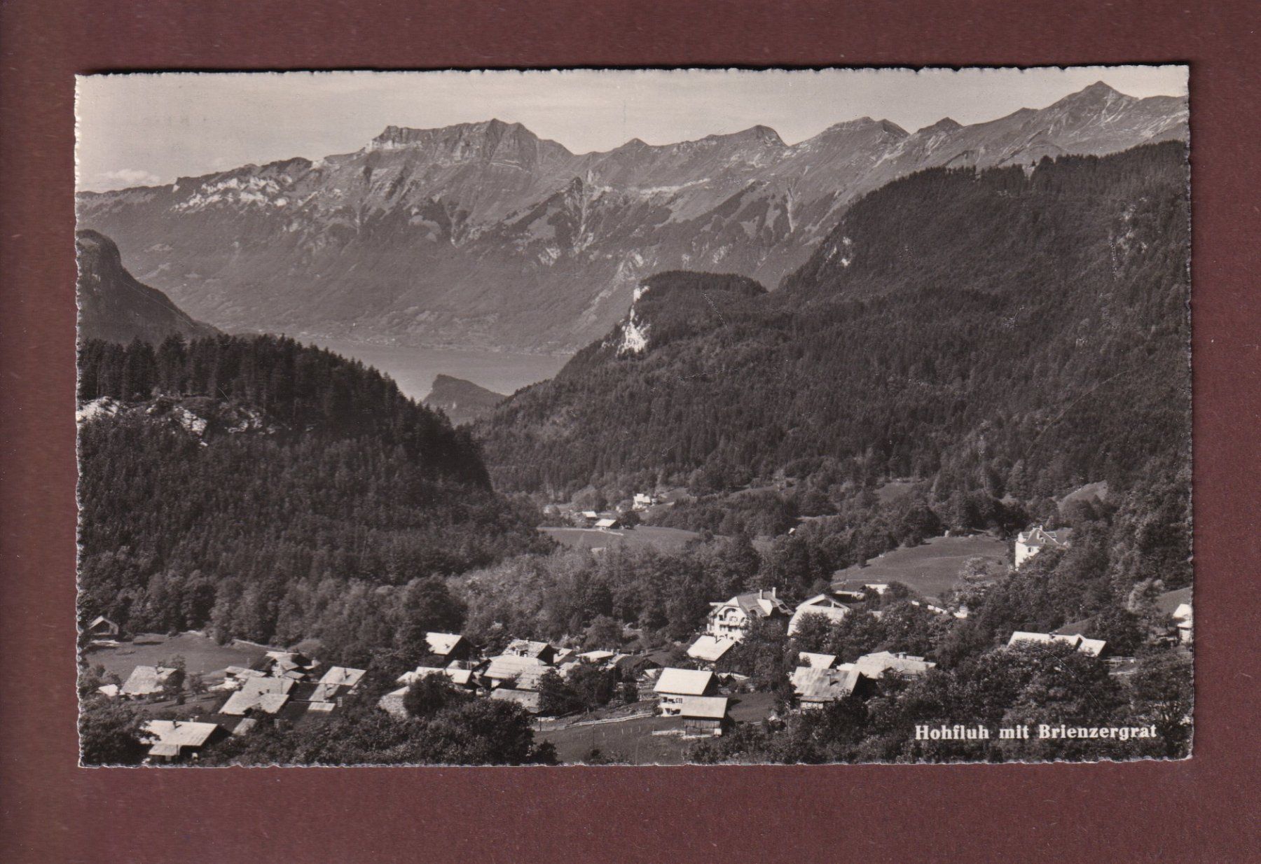 Cartes postales: HOHFLUH mit Brienzergrat - 1952 – D'occasion à Pully par nicecards-shop
