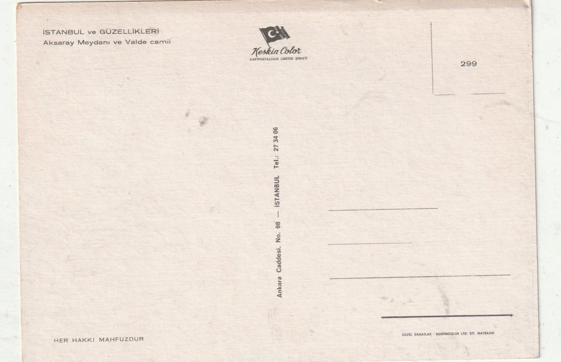 Cartoline postali: Instanbul – Usato da Lumbrein venduto da made02 1