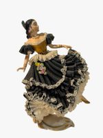 Dresden Porcelain Figure Of A Spanish Female Dancer, Marked