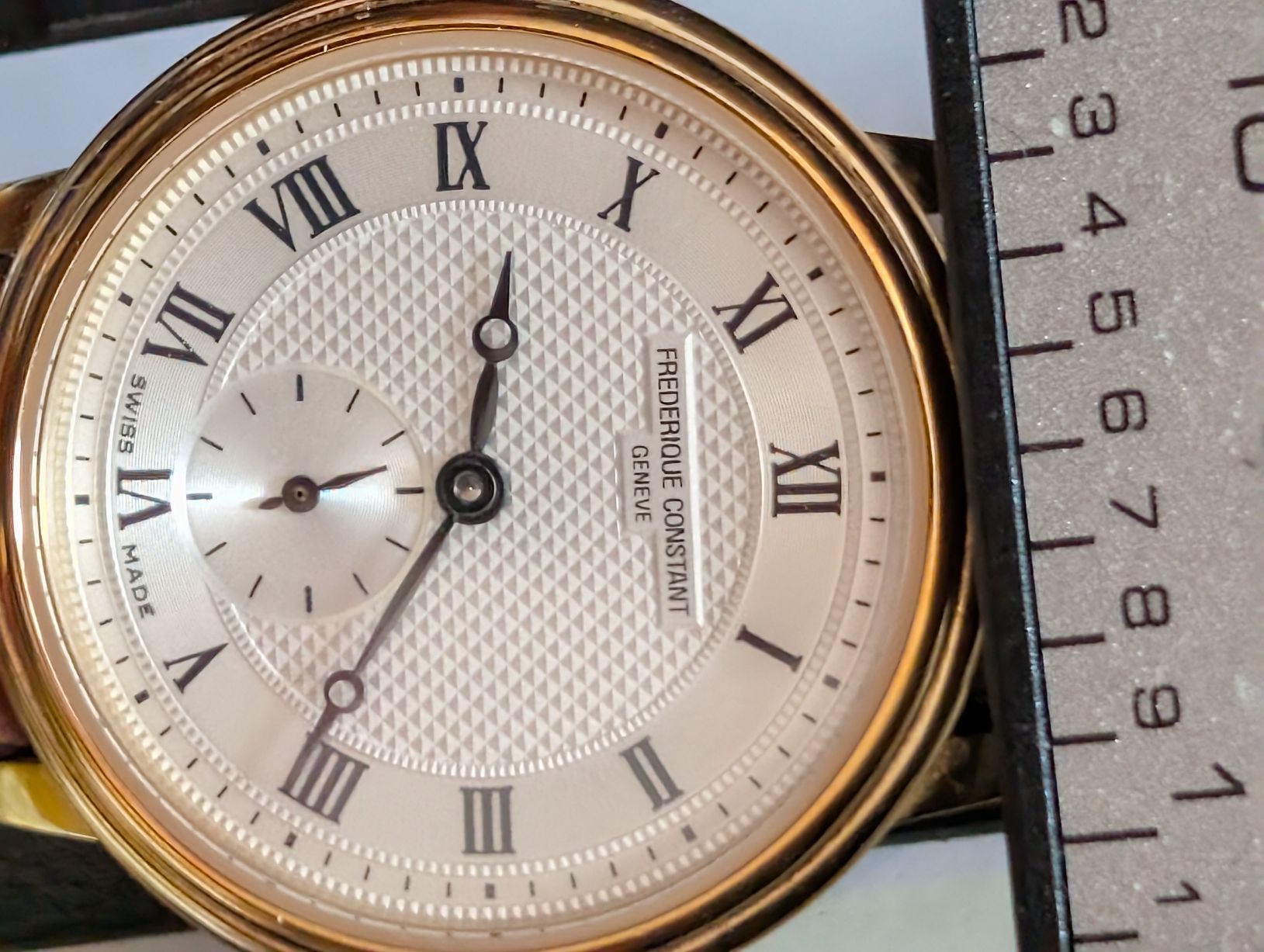 Frederique Constant Orologi: Frederique Constant Genf Uhr Lederarmband – Usato da Kreuzlingen venduto da lup_jd2v 8