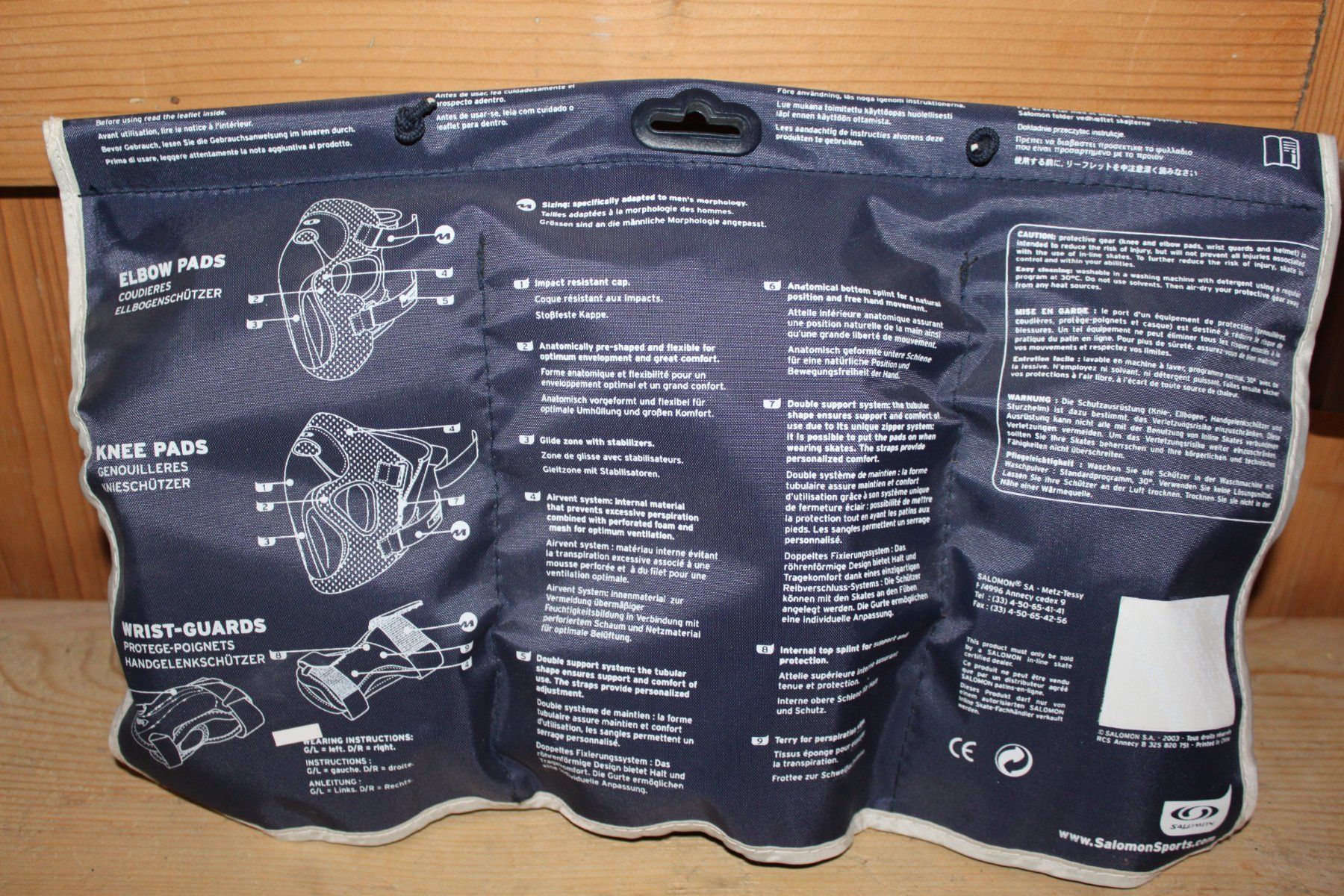 Salomon Protezioni & Imbottiture: Salomon Protective 3 Pack Schutzrolle Grösse M – Nuovo e nell'imballaggio originale da Domat-Ems venduto da Oiteli68 2