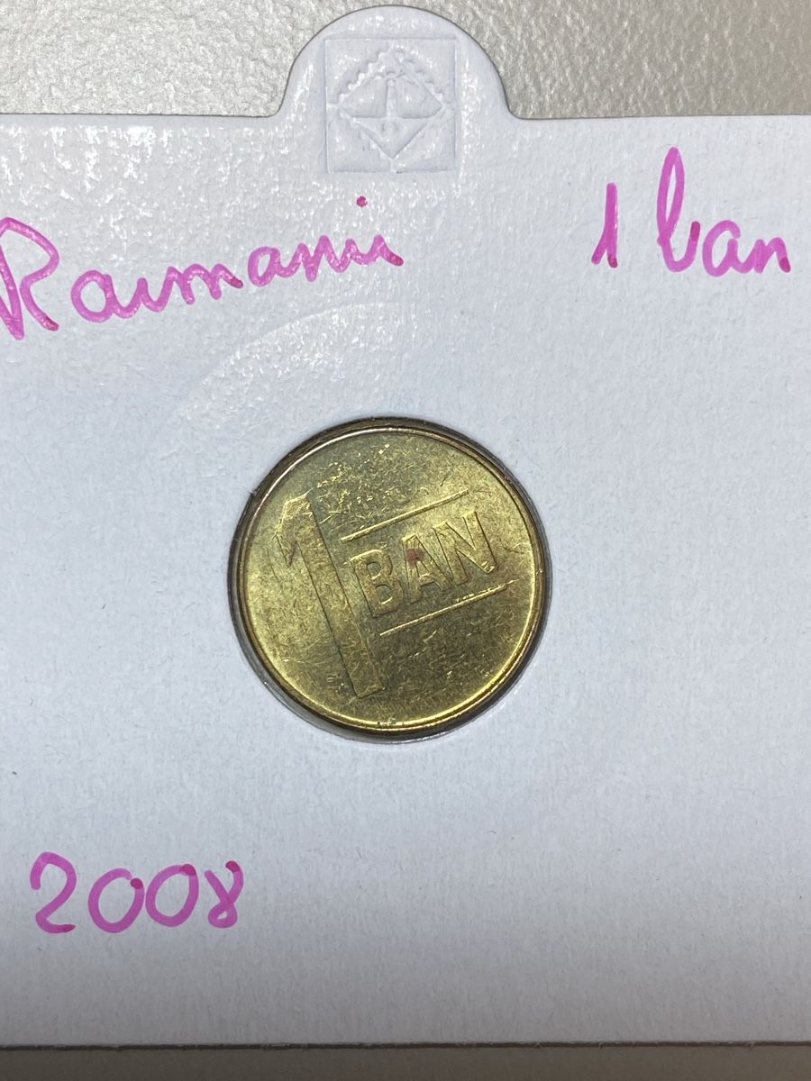 Toutes les monnaies: Roumanie - 1 ban - 2008 – D'occasion à Payerne par Mike1682