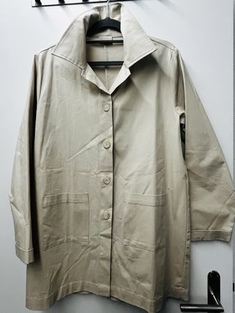Oversize Übergangsjacke Beige Gr. S Top!