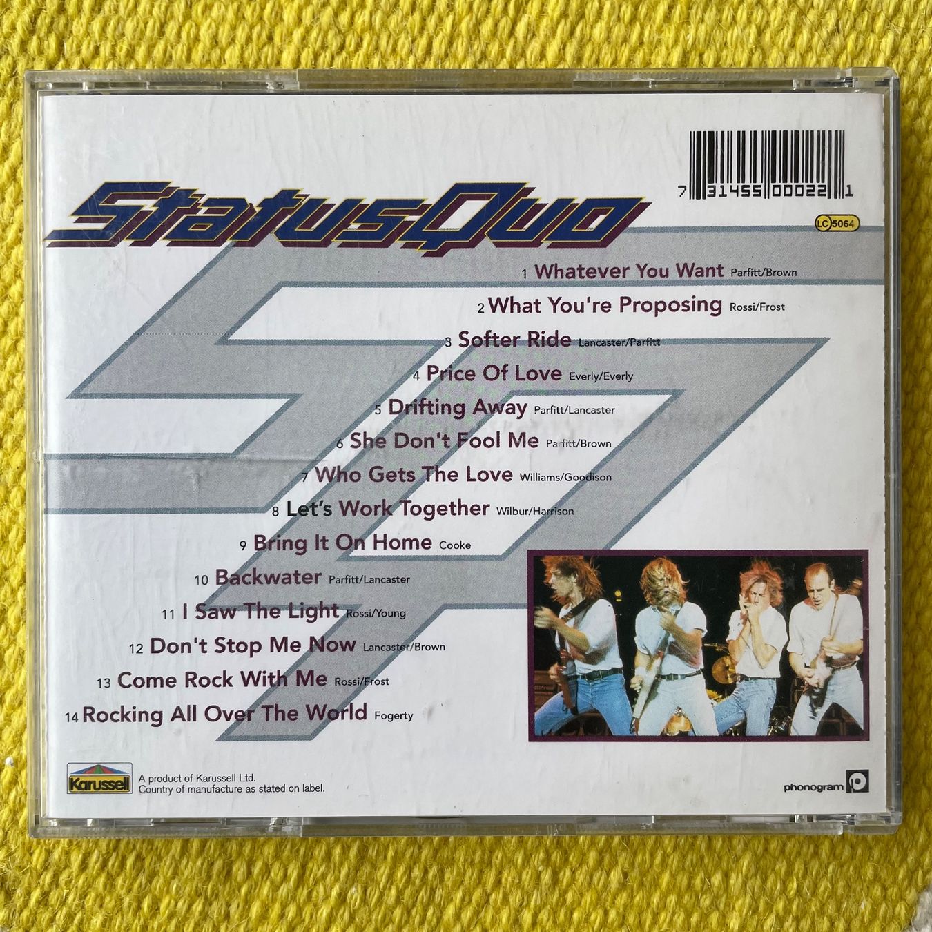 CDs: STATUS QUO-A FEW BARS MORE – Gebraucht aus Rorschacherberg von CD-Roli 1