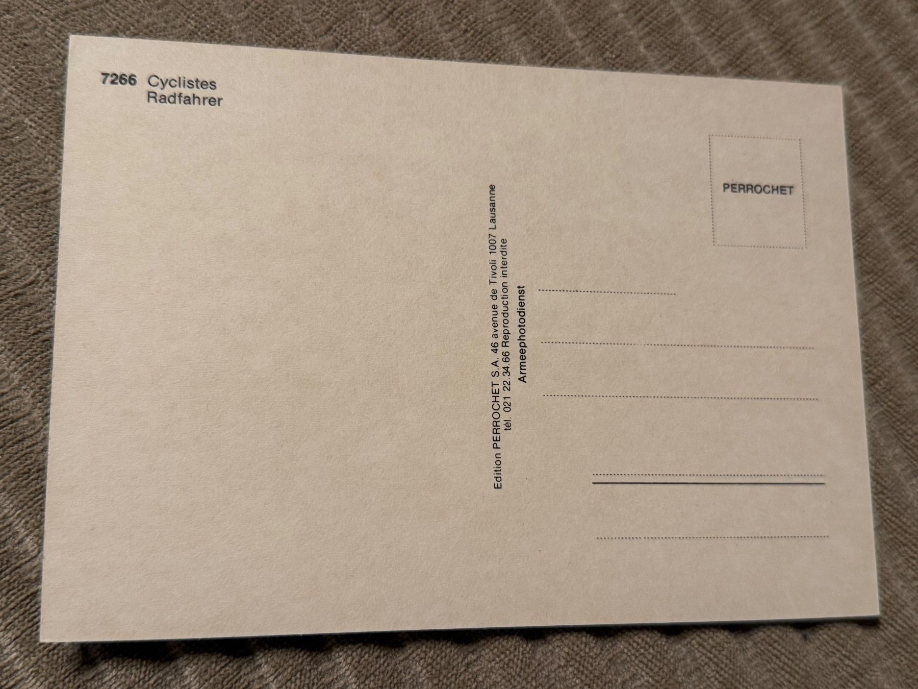 Cartoline postali: Postkarte: Radfahrer - Schweizer Armee – Nuovo (secondo la descrizione) da Brütten venduto da Hst1 1