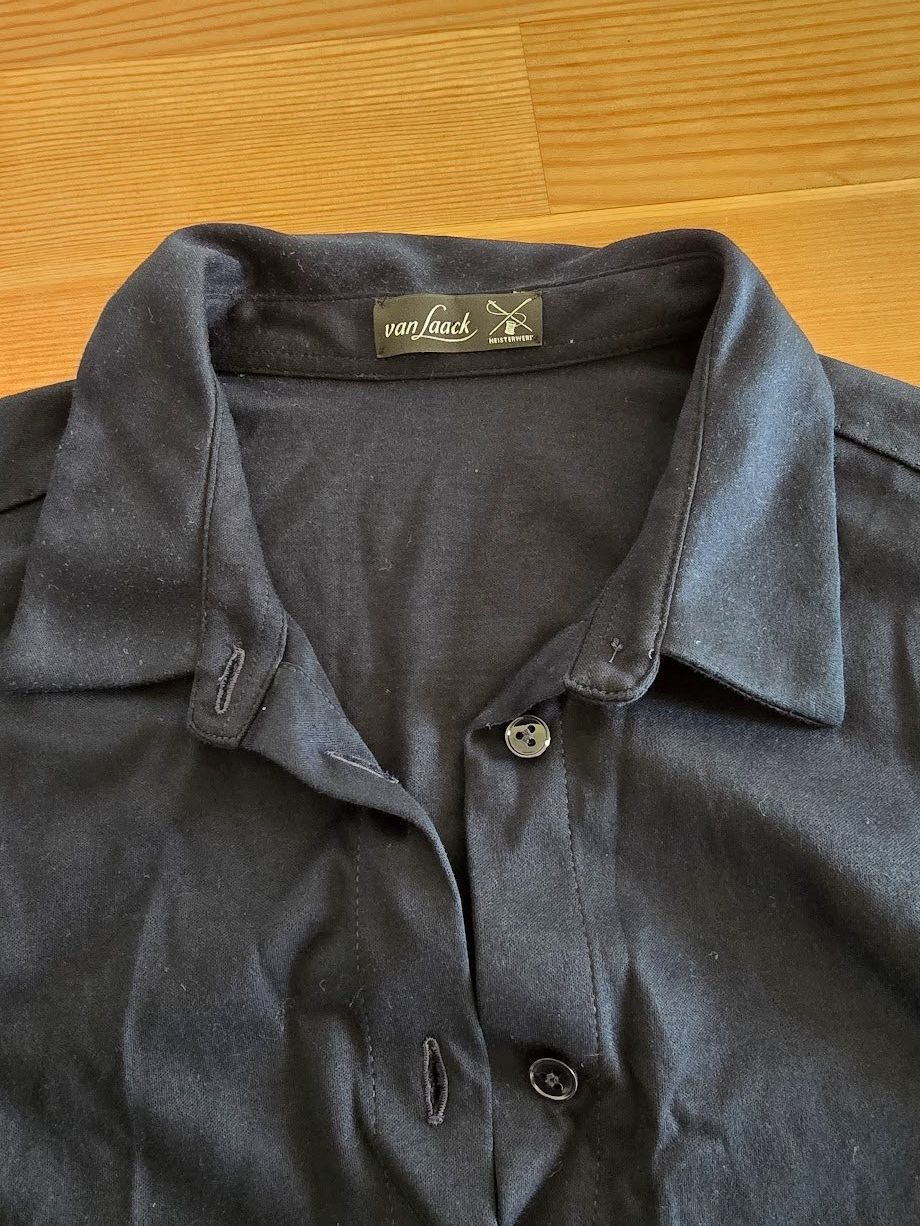 Van Laack Camicette: van Laack Damenbluse Gr. 34 dunkelbau elegant – Nuovo (secondo la descrizione) da Meggen venduto da Scollection 1